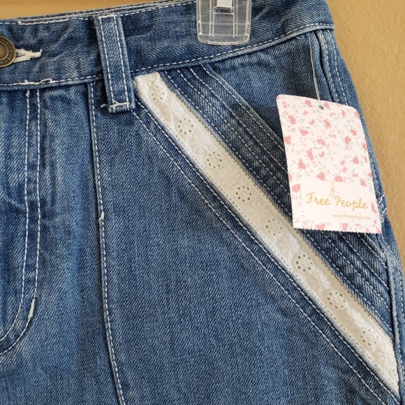 Free People Sweet Surrender Jean Shorts - Picture 6 of 8